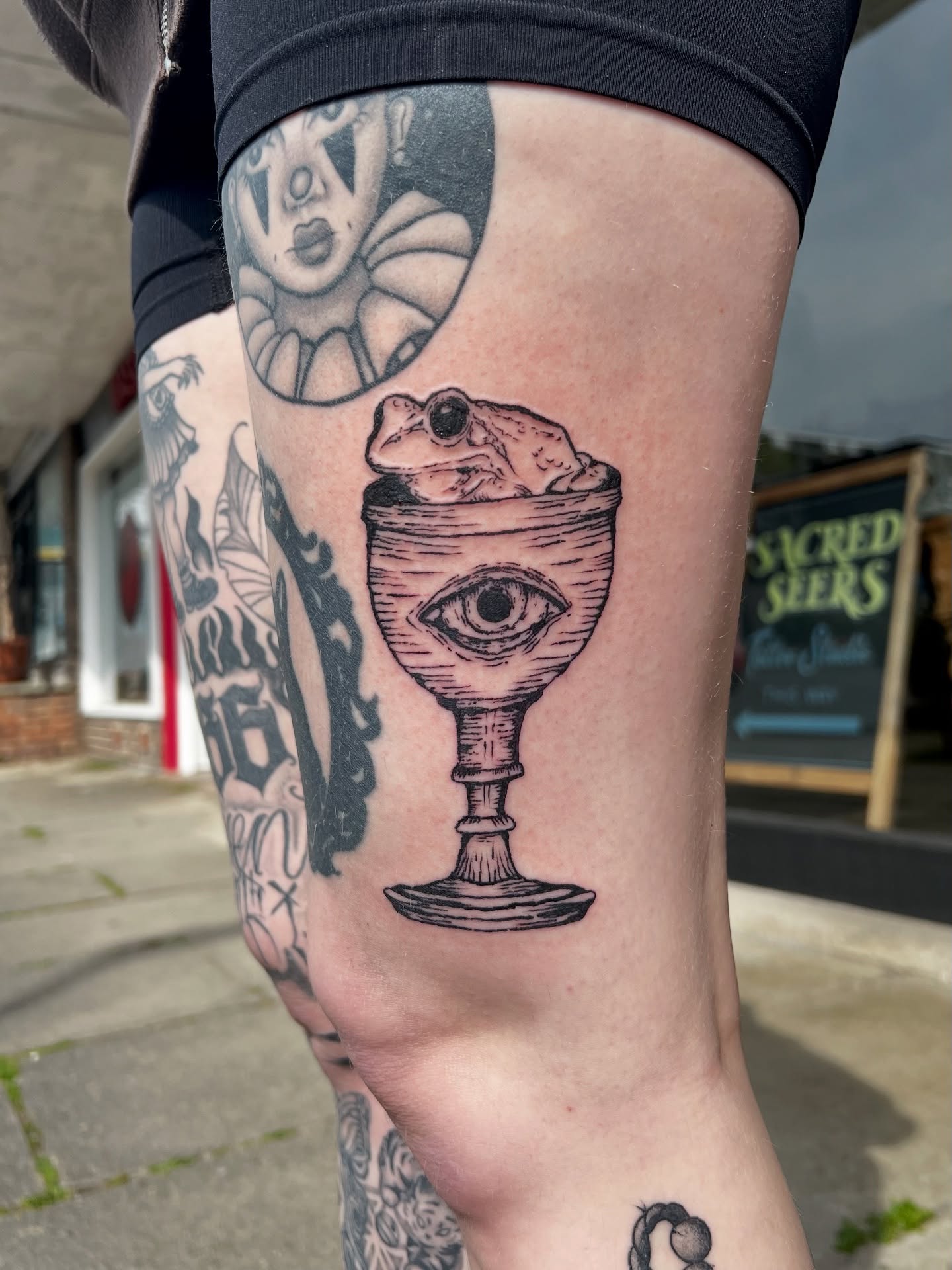 Inspired by traditional printmaking, woodcut tattoos showcase bold lines, rich textures, and striking contrast. This style mimics the carved look of woodblock art, bringing timeless depth and character to each design. Perfect for those seeking dramatic, handcrafted imagery with vintage flair.
Feel free to enquire and book via dm ??