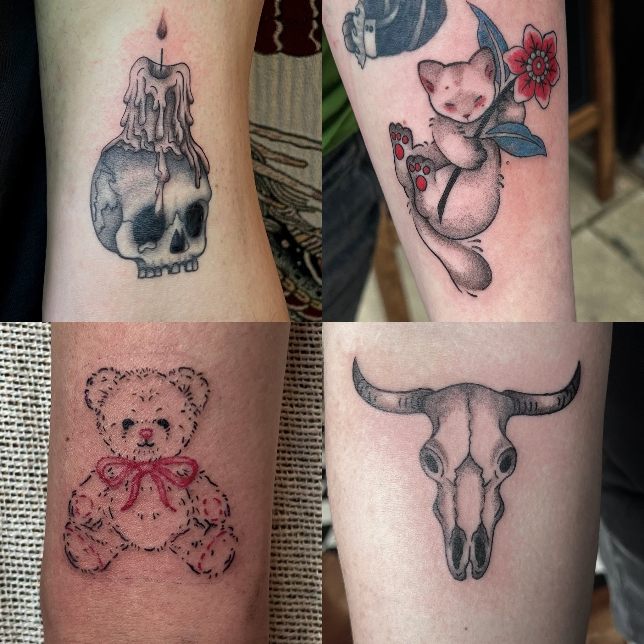 Some recent bits by @hoppy.tats. Hope has some spaces free in the diary. DM to take a slot £80-120 lots of flash to choose from. #flash #tattoo #tattooideas #newtattoo #inspiration #tattooinspiration